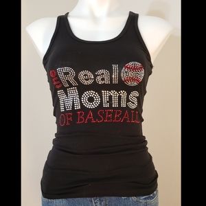 NWT Baseball mom racerback tank